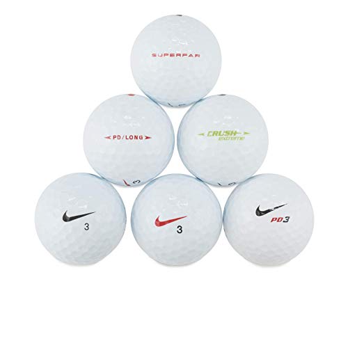 Nike Mix Golf Balls - Top Styles! 24 Near Mint Quality Used Golf Balls (AAAA RBZ One Tour and More golfballs!), White, One Size