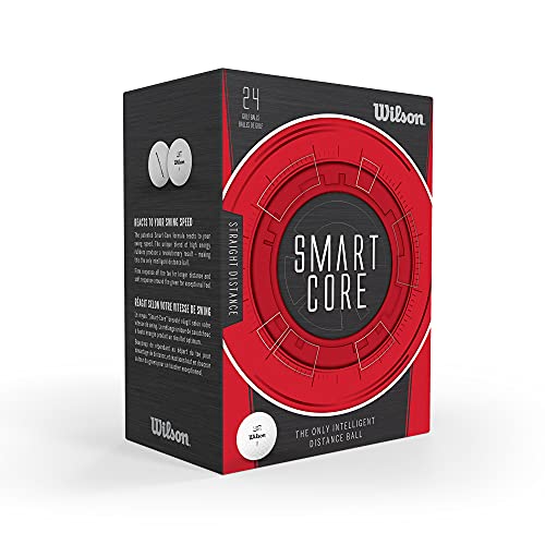 Wilson Smart Core Golf Ball - Pack of 24 (White)