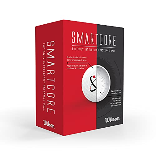 Wilson Smart Core Golf Ball - Pack of 24 (White)