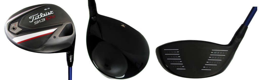 Titleist 913 D2 Driver - 3 Perspectives